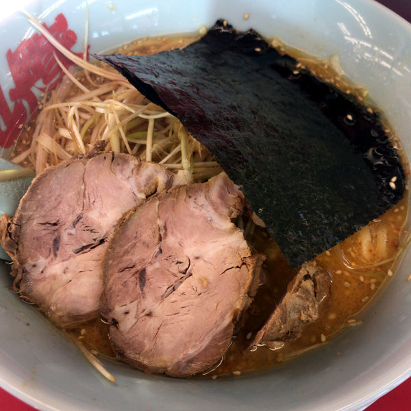 「特製味噌ネギラーメン　840円　チャーシュー」@ラーメン山岡家 太田店の写真