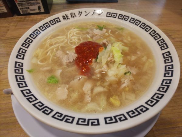 「岐阜タンメン750円(３辛）」@岐阜タンメン 岐阜本店の写真