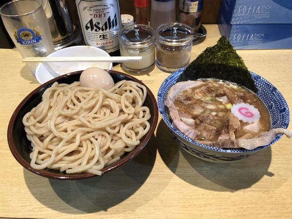 「つけチャーシュー+ビール」@くり山の写真