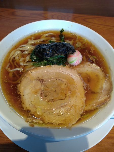 「らぁめん (醤油) 750円」@らぁめん 生姜は文化。の写真