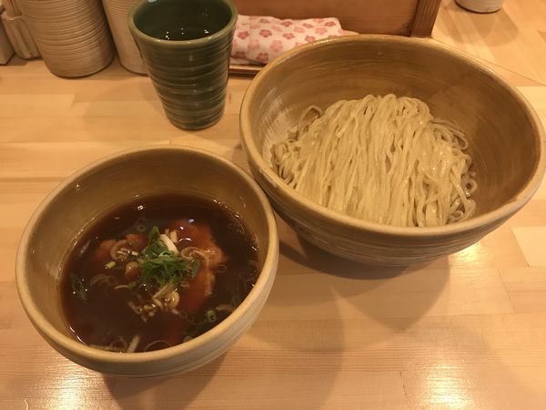 「鰹昆布出汁醤油つけ麺」@迂直の写真