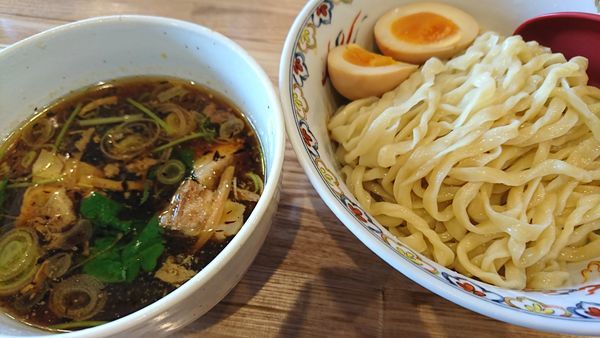 「つけ麺味玉(醤油)950円」@くじら食堂 nonowa東小金井店の写真