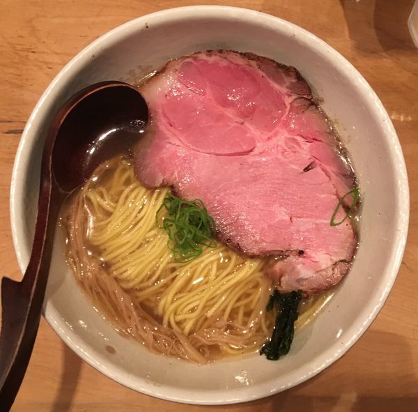 「［限定］塩」@中華蕎麦 蘭鋳の写真