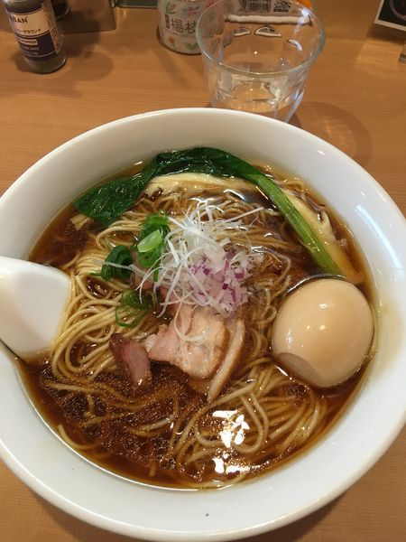「味玉らぁ麺（醤油）大盛り」@支那蕎麦屋 藤花の写真
