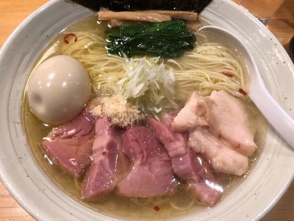 「特製塩 大盛り 1130円」@麺屋 さくら井の写真