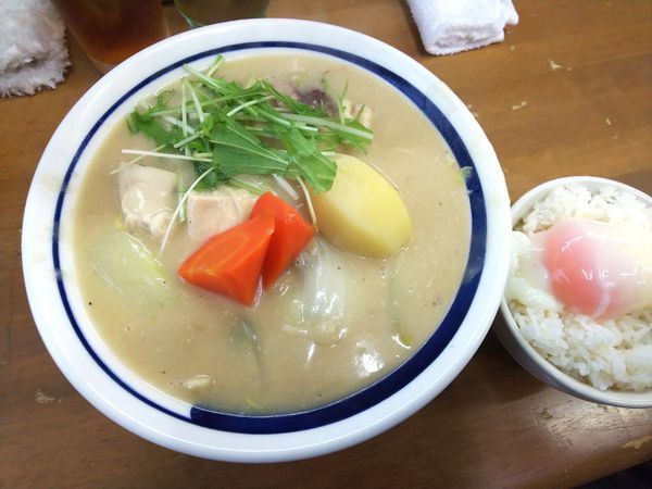 「【限定】追い炊き南部赤鶏クリーム煮掛けB　1500円」@MENYA 食い味の道有楽の写真