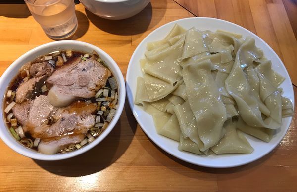 「つけ麺（凄平麺）チャーシュー 大盛り」@らぁめん りきどうの写真