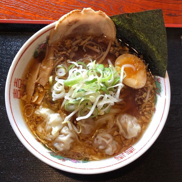 「ワンタン麺 醤油（880円）」@麺家 香湯らーめんの写真