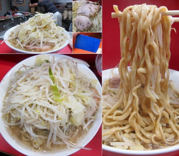 「ラーメン 600円（カタメ・蒜）」@ラーメン二郎 三田本店の写真