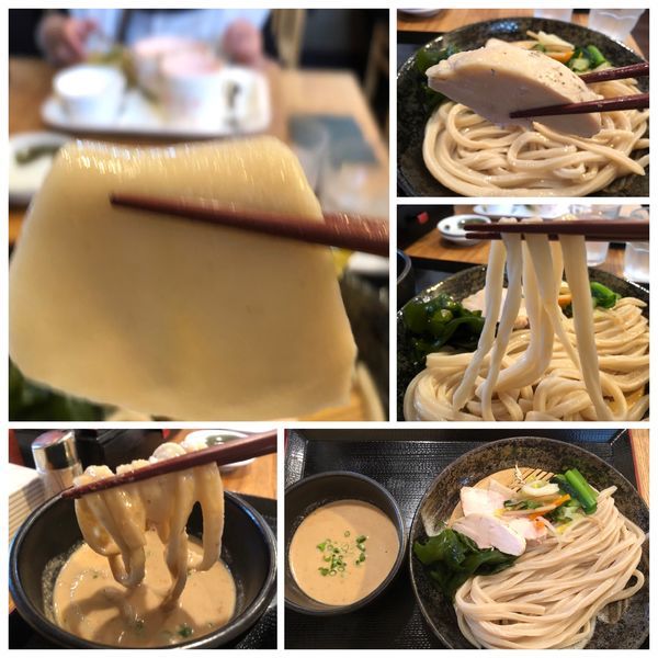 「【限定】濃厚ごまつけ汁うどん」@笑乃讃の写真