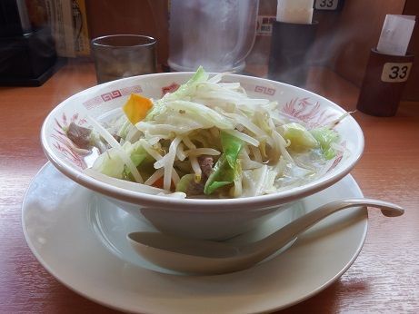 「野菜たっぷりタンメン（麺少なめ）」@熱烈中華食堂 日高屋 成瀬店の写真