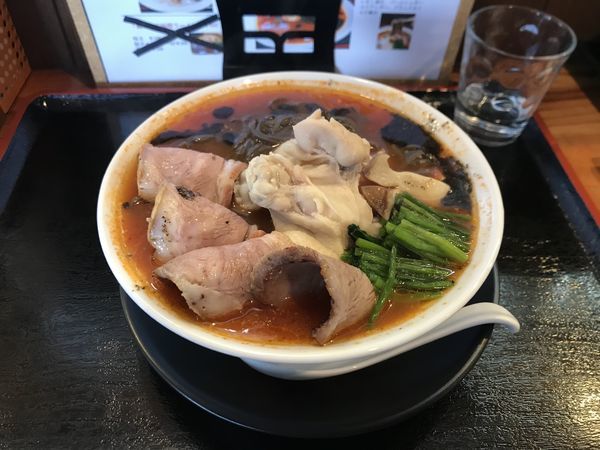 「赤と黒のナイトドレス」@麺創 なな家の写真