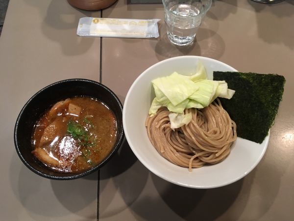 「エビつけ麺肉入り」@つけ麺 五ノ神製作所の写真
