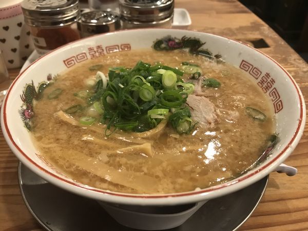 「中華そば（大盛）」@ますたに 京都駅ビル拉麺小路店の写真