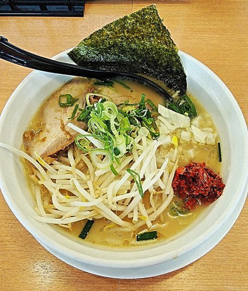 「えび辛白湯ラーメン 810円」@麺の蔵 我天の写真