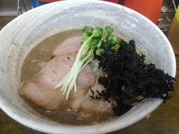 「【限定】超濃厚煮干麺」@麺屋よしすけの写真