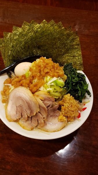 「豚王（豚得ラーメン）+海苔増し」@横濱家系ラーメン 吟家 東金店の写真