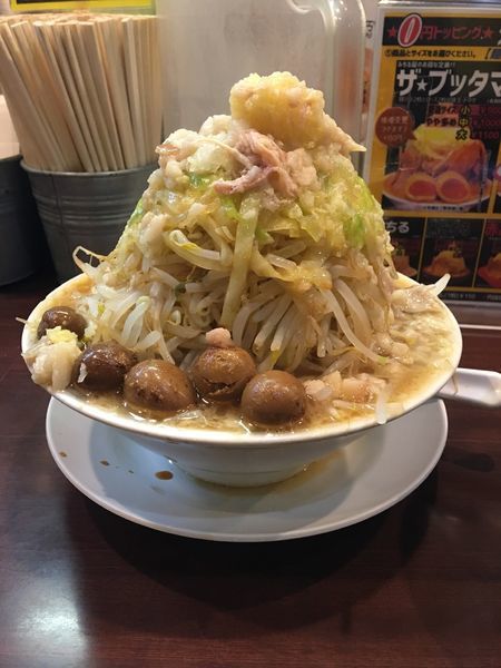 「みちるめん」@ガツ盛リラーメン みちる屋 松戸店の写真