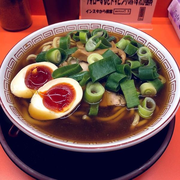 「Ａセット(中華そば+味玉+ご飯。830円)」@麺屋7.5Hz+ 梅田店の写真