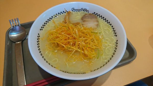 「ピリ辛ネギラーメン」@スガキヤ 名鉄岐阜駅前店の写真