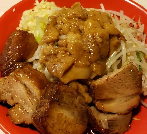 「ブタメン+豚まし」@恵比寿ブタメンの写真