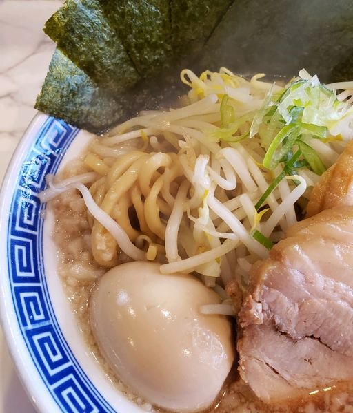 「女そば+豚まし」@麺屋一男の写真