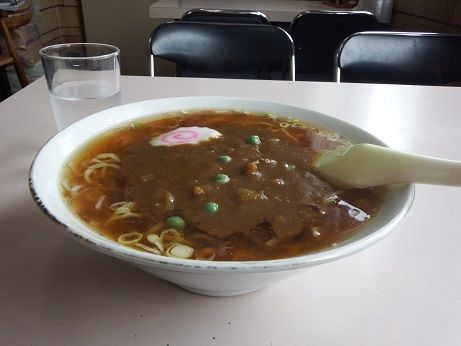 「カレーラーメン」@文佐食堂の写真