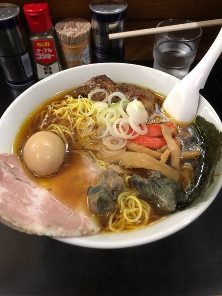 「海ガメと帆立貝柱出汁、醤油大盛り」@一条流がんこ総本家分家四谷荒木町の写真