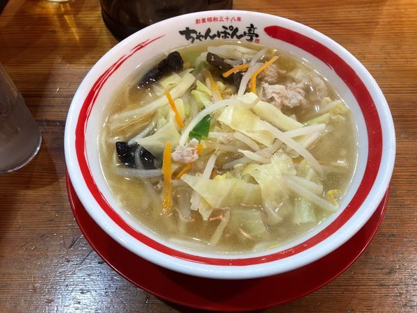 「近江ちゃんぽん750円」@ちゃんぽん亭総本家 彦根駅前本店の写真