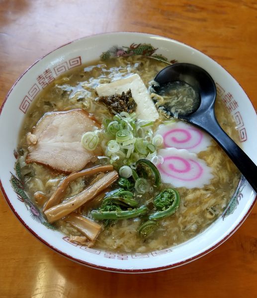 「からし味噌ラーメン」@つちや食堂の写真