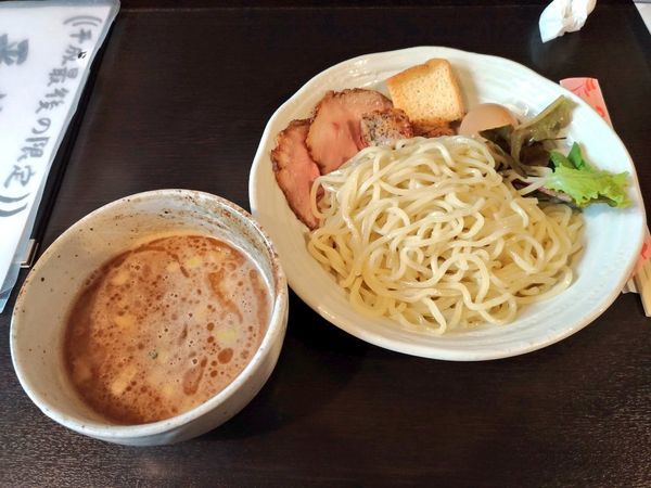 「きまぐれ限定 平成つけそば 海老と蟹とあさりとトマト」@麺屋 シロサキの写真