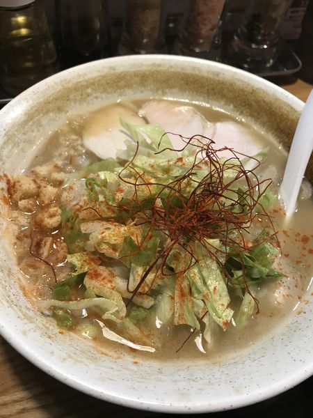 「「限定」ポルチーニ鳥白湯ラーメン」@麺匠ようすけ 鶏煮亭の写真