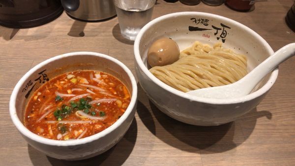 「味玉辛つけ麺 大」@つけ麺 一頂の写真