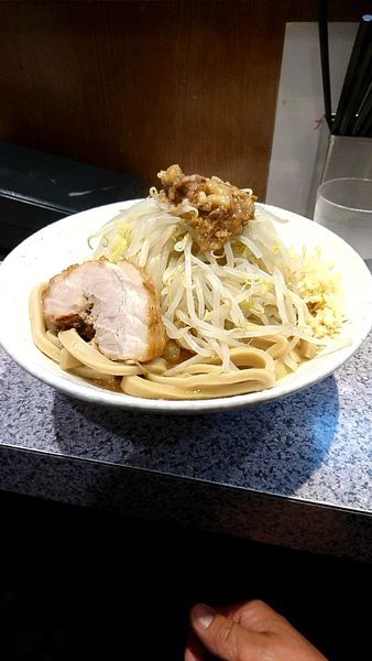 「ラーメン大盛900円豪麺変更全増し」@ラーメン宮郎の写真