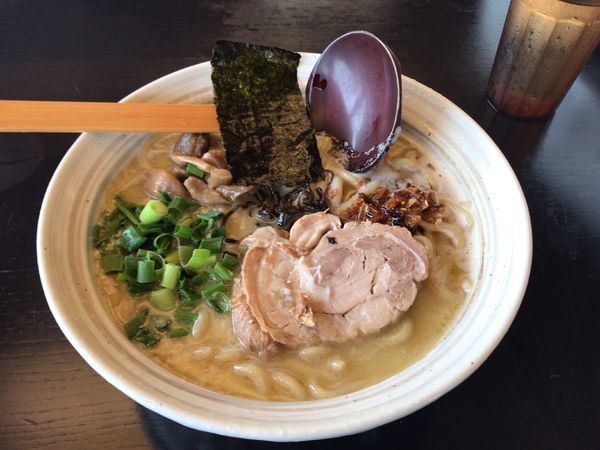 「濃厚鶏そば(太麺)」@鶏そばや 竜神洞の写真