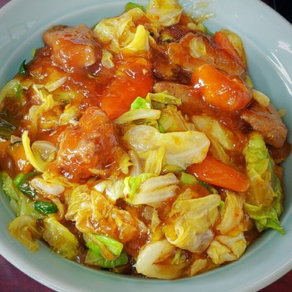 「スタミナ冷し（大盛） ８００円」@スタミナラーメン 松喜吉の写真