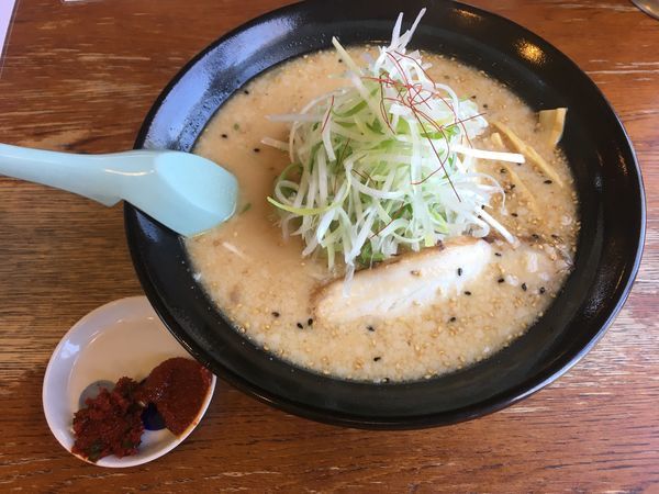 「白神ねぎ味噌ラーメン(780¥税込)」@麺家 麺四郎の写真
