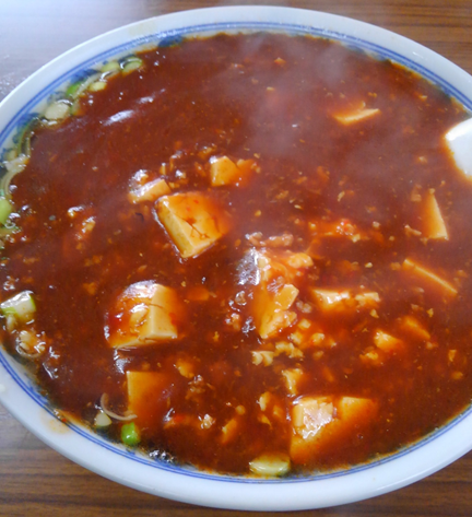 「マーポーラーメン 白飯」@中華 三十番の写真