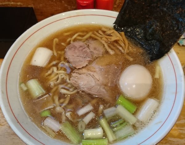 「味付けたまご中華そば(小)890円」@中華そば 葉山の写真