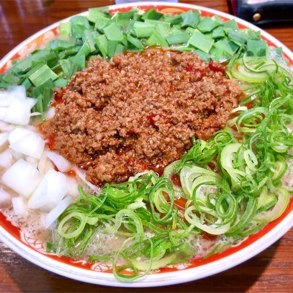「濃厚ラーメン赤の大盛り¥880。」@ラーメンかなやの写真