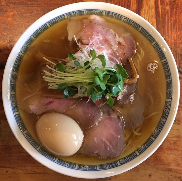 「味玉チャーシュー煮干しそば」@中華そば しば田の写真