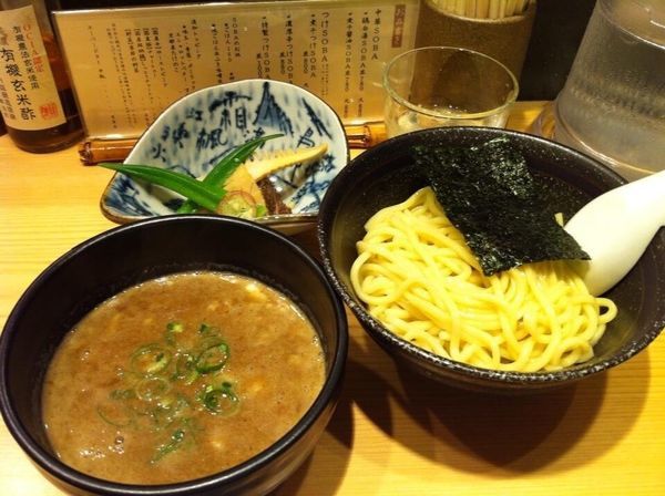 「煮干しつけSOBA」@銀座 篝 本店の写真