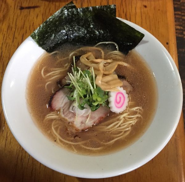 「はまぐり×ホタルイカ(塩)980円他」@麺酒処 ふくろうの写真