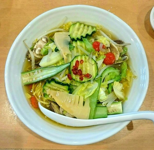 「彩り野菜とあさりのタンメン【春季限定#2】」@中華蕎麦 はるの写真