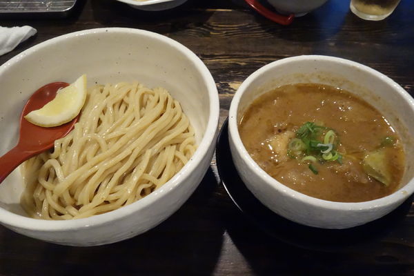 「牛モツつけ麺」@製麺処 蔵木の写真
