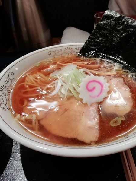 「中華そば+ライス」@中華そば 勝本の写真