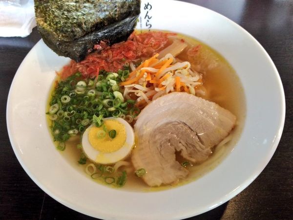 「海老塩らーめん」@めんらく亭 琉大東口店の写真