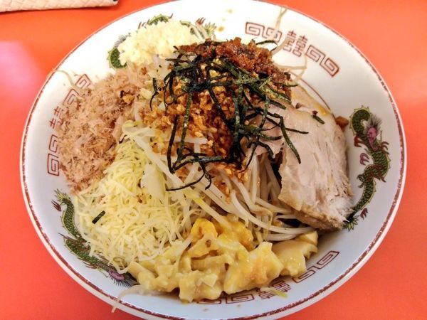 「29の日限定 ジャンクまぜそば」@赤ひげラーメン 那覇松山店の写真