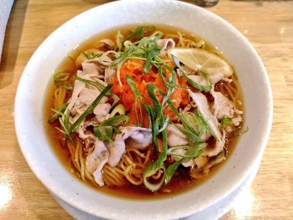 「期間限定 肉そば（冷）」@らーめん 一鉄の写真