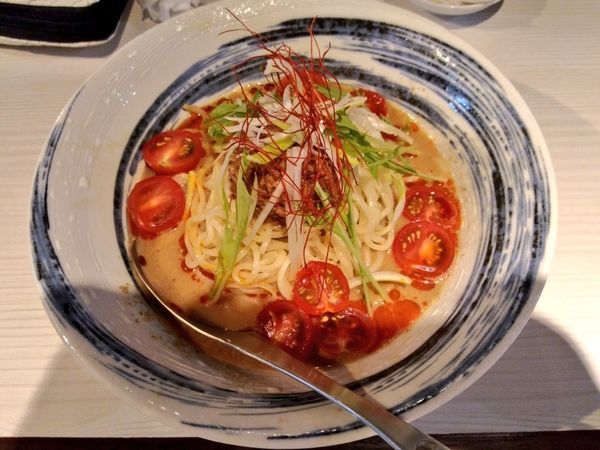 「期間限定 豆乳仕立ての冷やし担々麺」@麺や 堂幻の写真